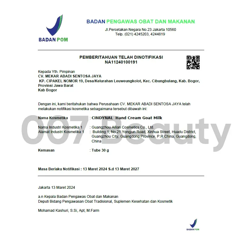 BPOM EXGYAN Hand Cream Goatmilk Krim Tangan Handbody Whitening 30g Niacinamide 1