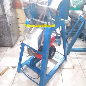 Mesin Parut Kelapa / Singkong Stainless + Engine  Solar 9.0HP Siap Pakai