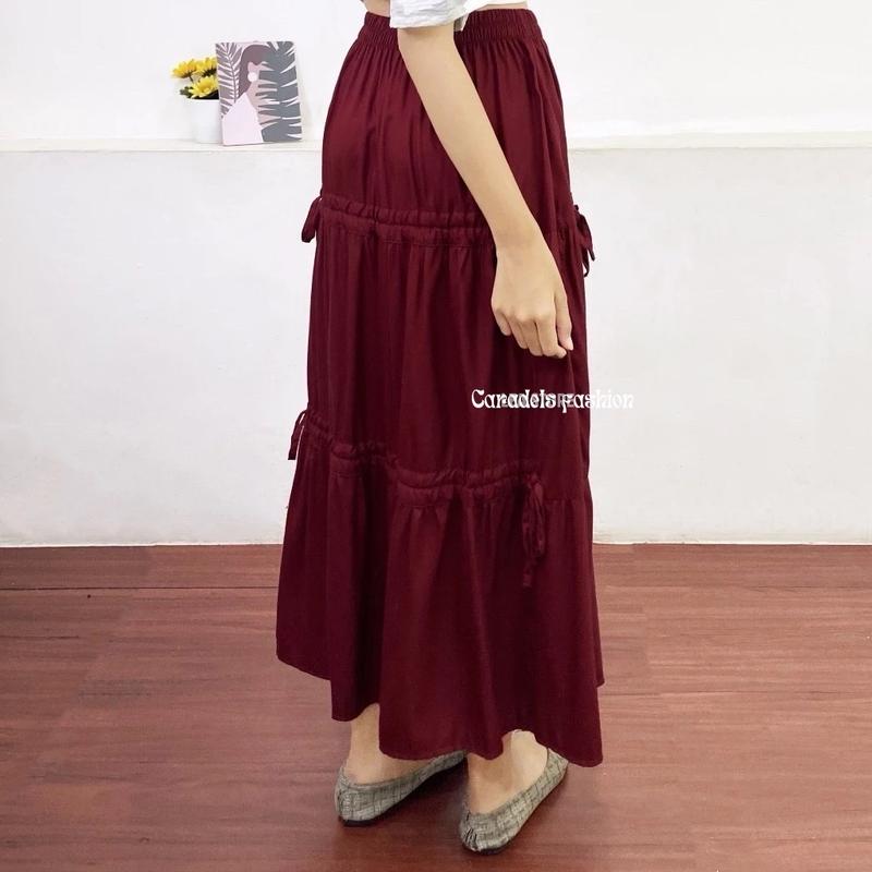 ASHELA SKIRT / ROK SERUT PITA / SKIRT / ROK SERUT Wanita 3
