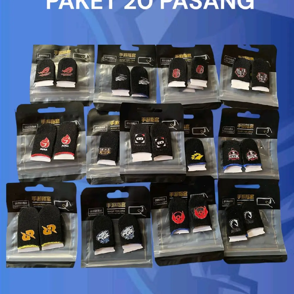 SARUNG JEMPOL GAMING PAKET 20 PASANG MOTIF LOGO ESPORT