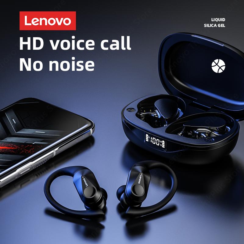 Tai Nghe Bluetooth 5.3 Lenovo LP75 TWS, Tai Nghe Không Dây Thể Thao, Chống Nước, Âm Thanh Nổi HiFi, Tai Nghe Nhét Tai Nghe Không Dây Có Mic, Pin 400mAh, [Thanh Toán Khi Nhận Hàng] Earphone