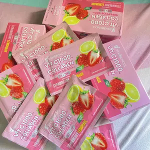 C+Collagen - Minuman Collagen Tripeptide 500mg + Vit C 1000mg untuk Kesehatan Kulit dan Imunitas