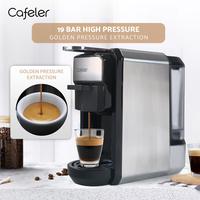 Gambar Cafeler Mesin Kopi Multi Kapsul 3IN1 / Capsule Coffee Maker 19Bar - SILVER dari Cafeler Kota Administrasi Jakarta Utara 4 Tokopedia