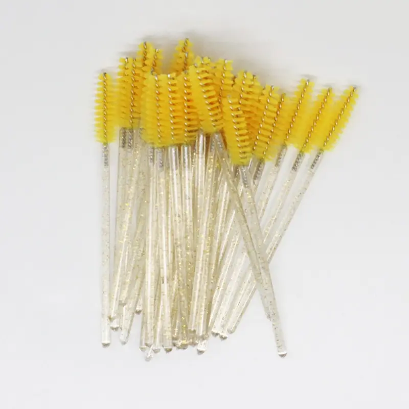Sisir Bulu Mata Mascara Wand Sikat Alis Brush Glitter Pelentik Bulumata Eyelash Extention Aksesoris Makeup 4