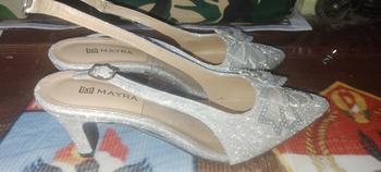 Product Review of Mayra - Alissa sepatu Pesta wanita big size 5cm pita kupu kupu sandal Shoes Sendal from B**l P**t 1