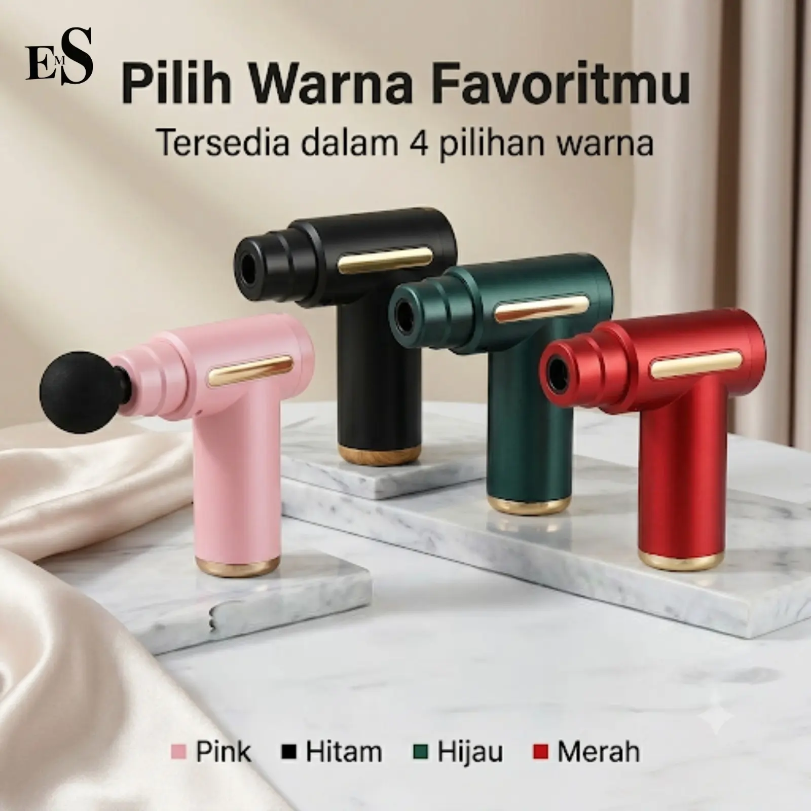 EMS Alat Pijat Elektrik Portable USB 4IN1 untuk Relaksasi Tubuh