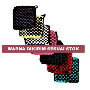 (PAKET 5 LEMBAR) CEMPAL PENAHAN PANAS / TATAKAN PANCI WAJAN Buah