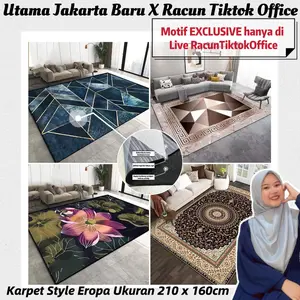 [UJB X Racun TikTok] Karpet Style Eropa Uk 210x160cm/Karpet Turkey Bermotif Lantai