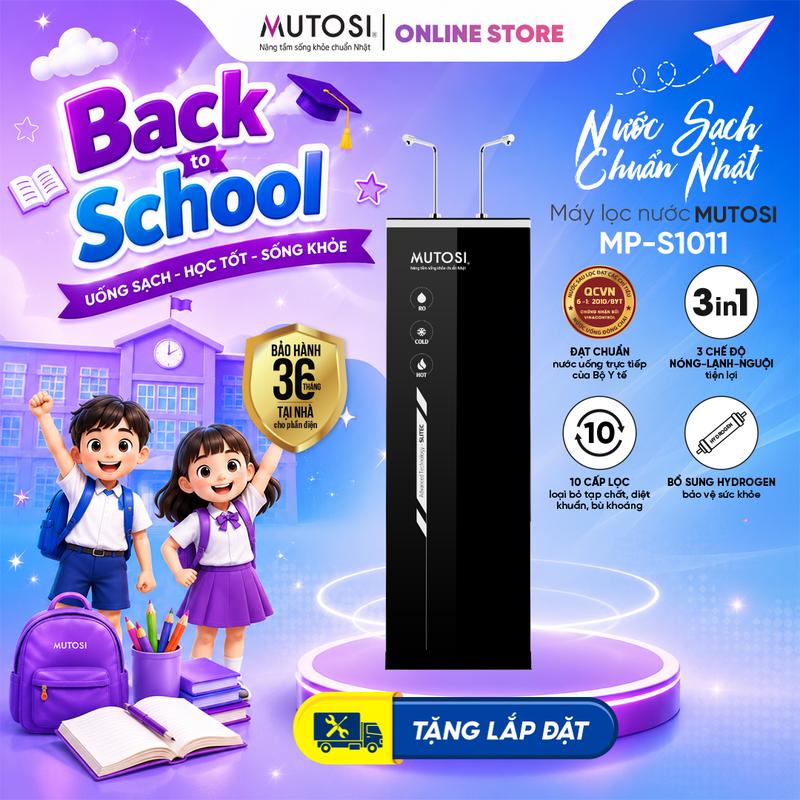 Máy Lọc Nước RO Nóng - Lạnh - Nguội 10 Lõi MUTOSI MP-S1011 - Bảo Vệ Sức Khỏe…