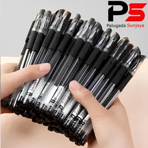 (PAKET 100 PCS) Pulpen Tinta Gel 3 Warna 0.5mm Stationery Alat Tulis Kantor Sekolah Murah |Pena Tinta Gel Ink Pen Berkualitas Tinggi Tulisan Halus Tahan Lama