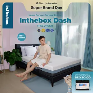 [Free Kasur Lipat] Kasur Dingin Spring Bed Orthopedic IN THE BOX Dash - FREE Bantal & Free Bed To Go