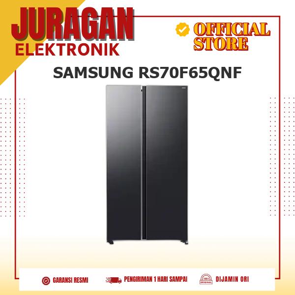 Gambar SAMSUNG RS70F65QNF KULKAS 2 PINTU 680L SIDE BY SIDE  BESPOKE AI REFRIGERATOR SMART THINGS RS70F65QNF RS70F65 dari JURAGAN ELEKTRONIK JAKARTA Kota Administrasi Jakarta Barat Tokopedia