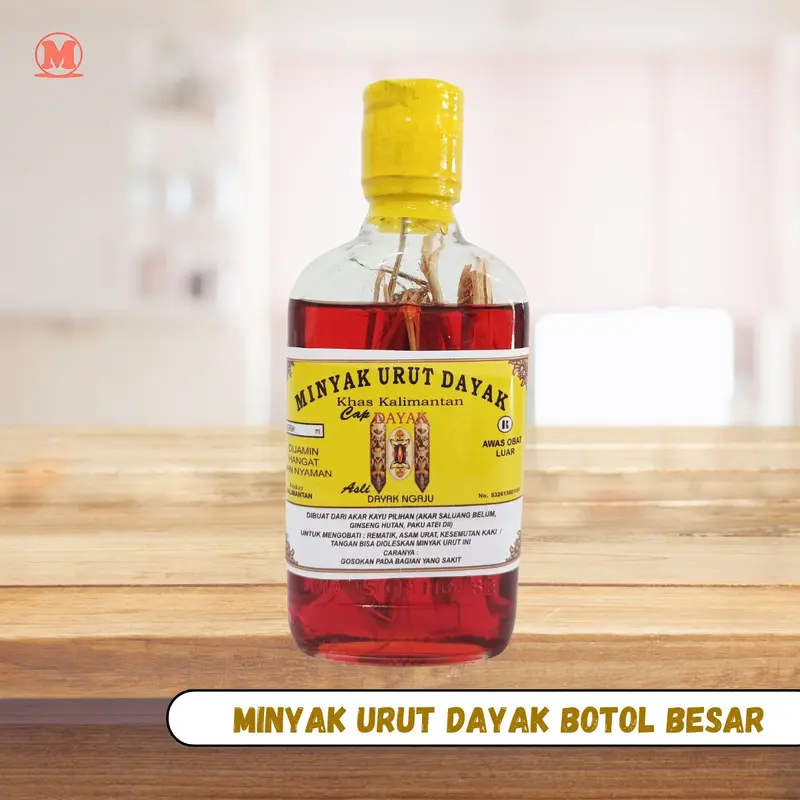 MIinyak Urut Dayak Cap Dayak-botol besar 2