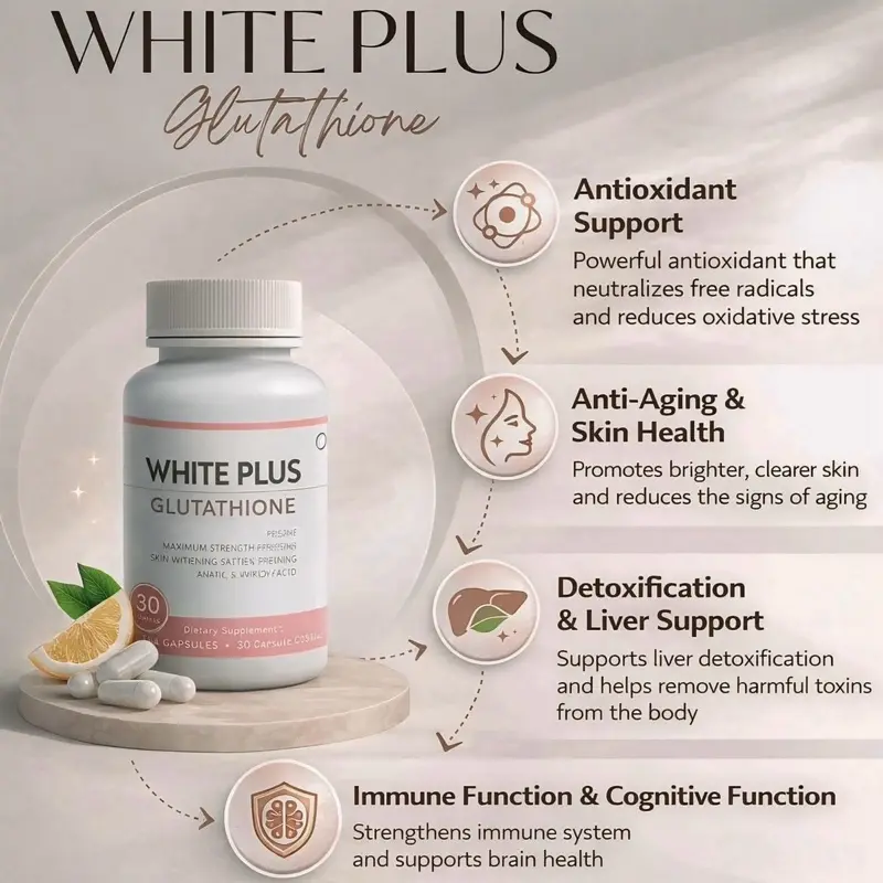 white plus glutathione Amazon.com: GLUTA White Sparkle L-GLUTATHIONE Plus Best 2X Skin WHITENING  Supplement 750G : Health & Household main image 1