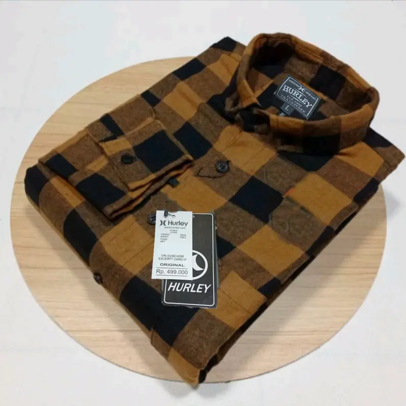 KEMEJA FLANEL LENGAN PANJANG MOTIF GARIS KOTAK  TERBARU PRODUK PALING BAGUS ALL VARIAN 5
