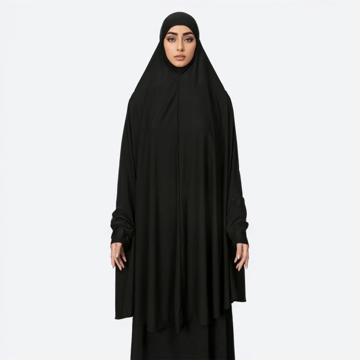 Khimar Hồi Giáo Abaya Khăn Trùm Đầu Bên Trong, Khăn Quàng Voile Bông, Màu Trơn LAVEN, Thích Hợp Cho Trang Phục Cầu Nguyện Hồi Giáo, Khăn Trùm Đầu, Khăn Trùm Đầu