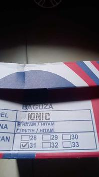 Product Review of Sepatu Anak Sekolah Baguz Ionik 34-37 Cowo Hitam Putih Anti Slip from l**e y** 0