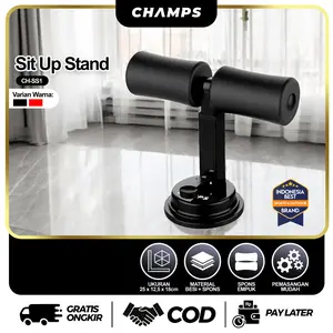 [PAKET LANGSING] CHAMPS ALAT BANTU SIT UP PENAHAN KAKI SIT UP SIT UP STAND HOME Gym FITNESS SI TUP PORTABLE ALAT PEMBAKAR LEMAK Olahraga