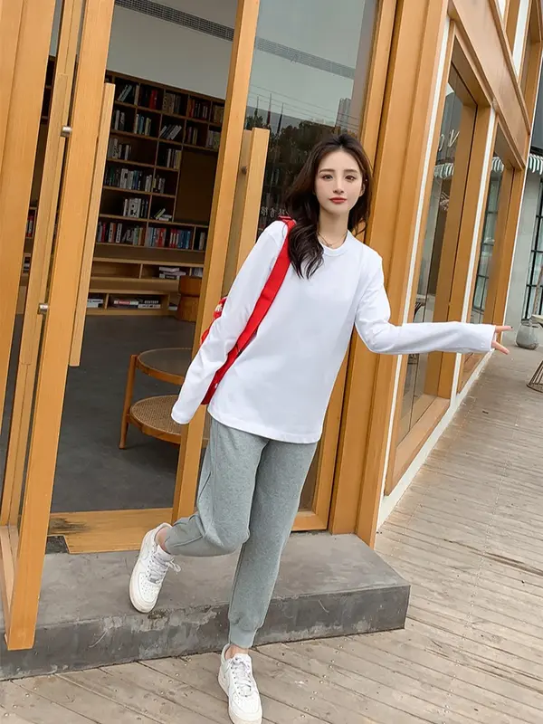 BAJU WANITA BAJU KAOS LENGAN PANJANG SLIM FIT / T SHIRT LONG SLEEVE SLIM FIT / KAOS HIJAB FRIENDLY 2