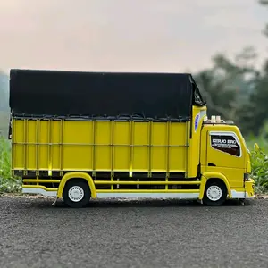 PROMO MURAH MERIAH MINIATUR TRUK OLENG FULL VARIASI LAMPU DAN TERPAL MINIATUR TRUK OLENG RODA KAYU ASLI TERLARIS Remote Control Toys Mainan Anak Hadiah