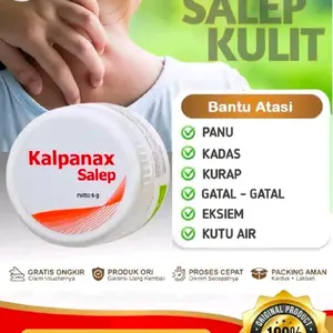 Salep Kulit Eksim Ampuh Obati Gatal Selangkangan Alergi Kulit Kudis Kurap Eksim Eczema Kutu Air Panu Jamuran Jerawat KALPANAX