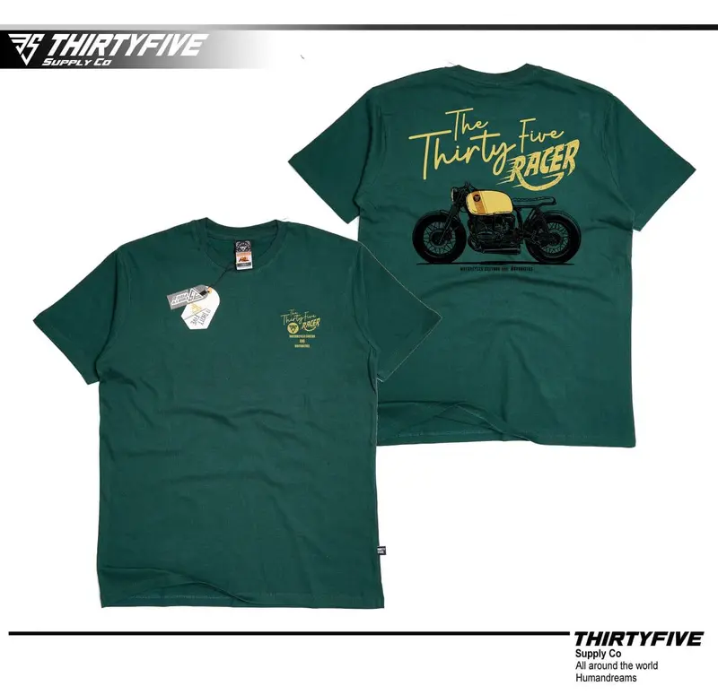 kaos distro anak laki-laki umur 8-16 tahun warna hijau botol bahan katun premium terlaris unisex Fashion Baju 5