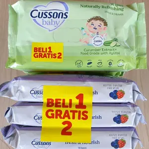 Hrg tertera 1 paket Cuson tisu basah ada 2 varian yg nyaman untuk bayi
