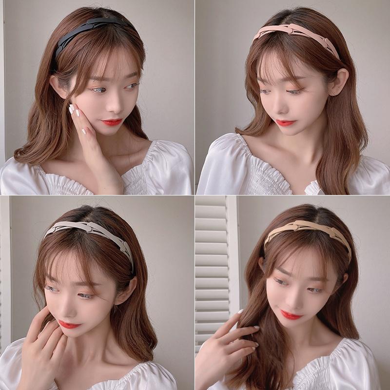 Product Introduction of DP16 Bando Lipat Polos Wanita Pria Anak Aksesoris Rambut Fashion Korea Headbands 0