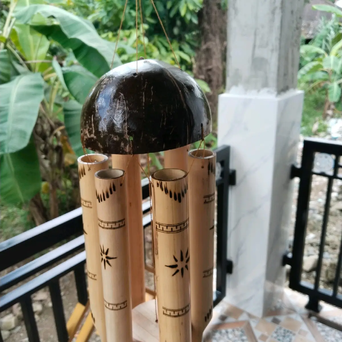 bel angin dari bambu, klentong angin