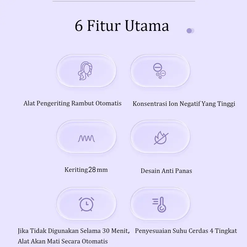 LifeHut X Cece Virna Catokan Keriting Keramik Otomatis Hair PremiumWanita Tidak Ada Kerusakan Rambut CurlyRambut Magic Curler Catok Quick Safe 4