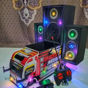 Miniatur Sound horeg dan truk remot