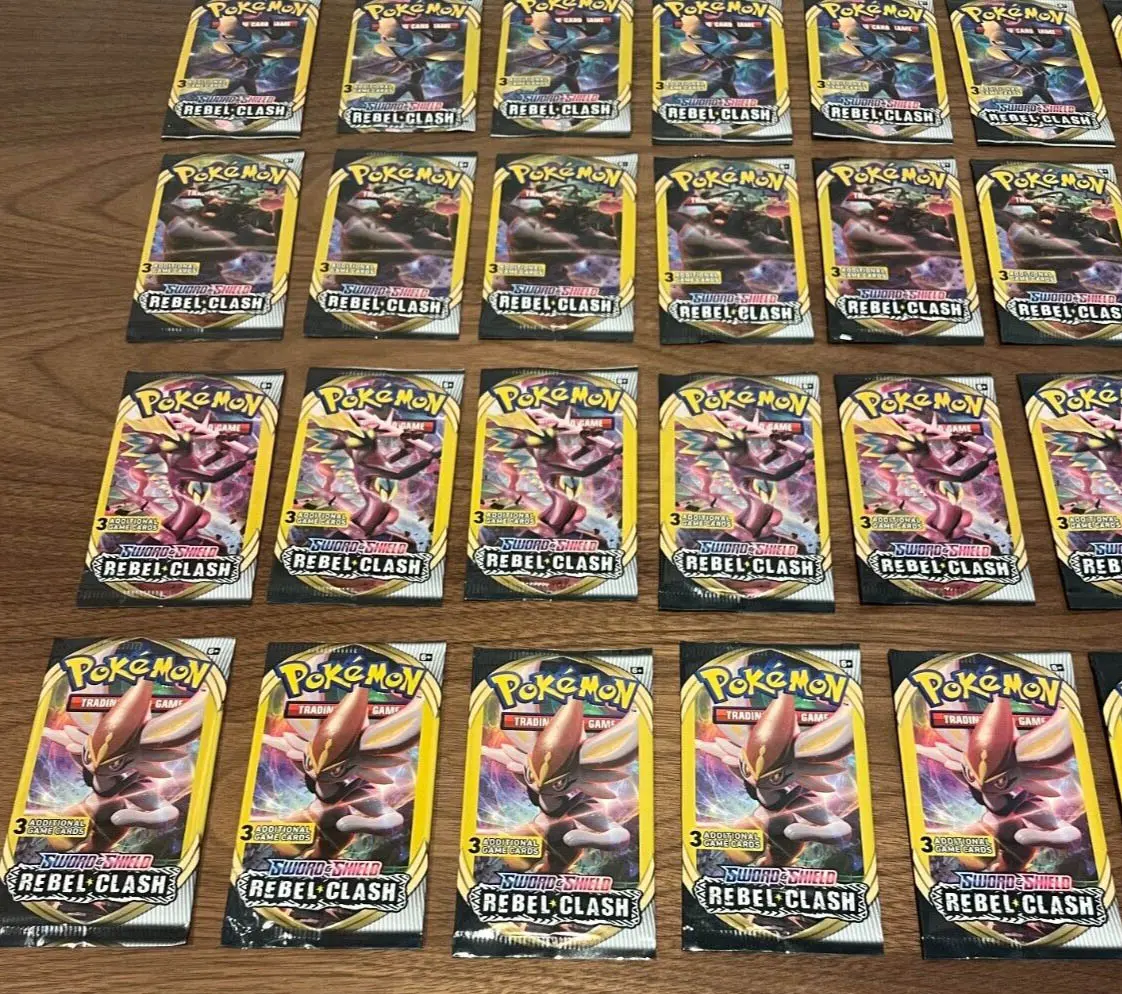 Pokemon TCG cards mini packs Swords and Shield/S&M Guardian Rising/Rebel Clash