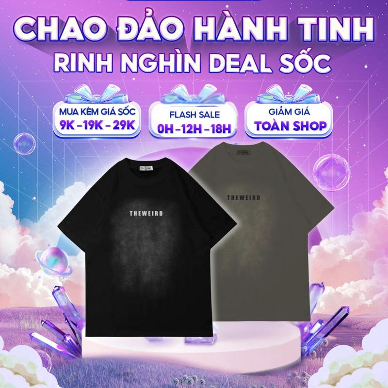 [LIVE] Áo thun The Weird Local Brand Unisex Form Rộng Oversize Tay Lỡ ATK1232