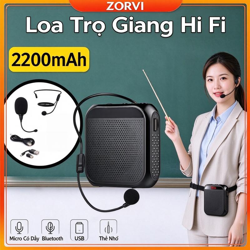 Loa Trợ Giang Hi Fi S-17 Zorvi, Bluetooth, 8W, 2200mAh, Nhỏ Gọn, Bền Đẹp, Công Suất Loa 8W - Micro Có Đay