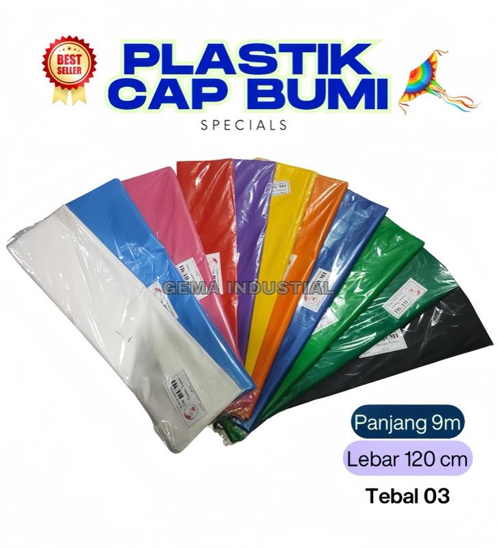 Plastik layangan cap bumi ORIGINAL laris 9 meter