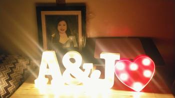Product Review of LED Alphabet Light Up Sign Decoration Letters A-Z Symbol&for Wedding Birthday Party Battery Powered Christmas Lamp Night Light Home Bar Decoration from M**💂 2