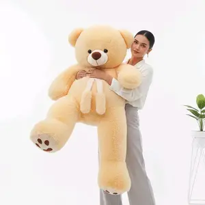 Boneka Teddy Bear Syal Telapak Jumbo 1.2 m
