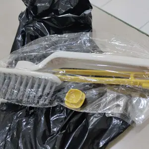 Westafel Sikat Pembersih Multifungsi 3in1 Dapur Kamar Mandi Toilet Sudut Jendela Berputar 360 Derajat PP ABS Awet Tahan Lama Brush