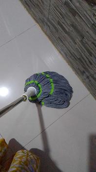 Product Review of (EXCLUSIVE INDY TIARAS) BONBOX Alat Pel Lantai Putar Otomatis Magic Twist Mop Alat Pel Lantai Peras Otomatis [BCT3802] from r** 0