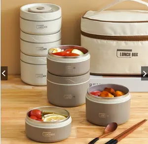 MC11-Lunch Box Stainless Tempat Bekal Tempat Makan Stainless Bekal Makan Set 304 Baja Tahan Karat Lunchbox Nasi