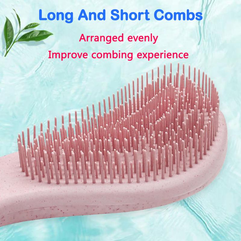 Product Introduction of Detangler Brush Hair Brush Comb for Adults and Kids Natural,Curly,Straight,Wet/Dry Hair, Little Girl & Toddler Accessories, Teenager Gifts Haircare Smooth 15