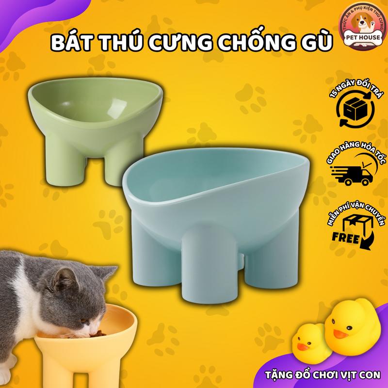 BÁT ĂN CHỐNG GÙ CHO THÚ CƯNG CHỐNG ĐỔ – THIẾT KẾ CÔNG THÁI HỌC