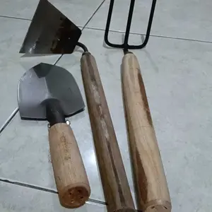Hemat paket 3pcs berkebun garuk sampah cangkul mini dan sekop taman mini