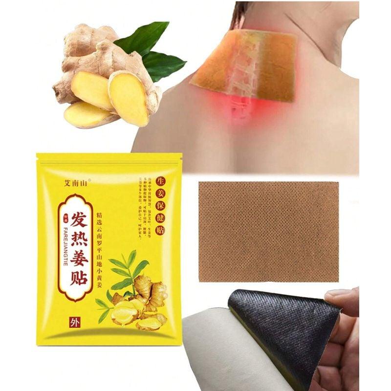 Cao Dán Gừng Cao Cấp Túi 50 Miếng Hỗ Trợ Giảm Đau Nhức Cơ Xương Khớp