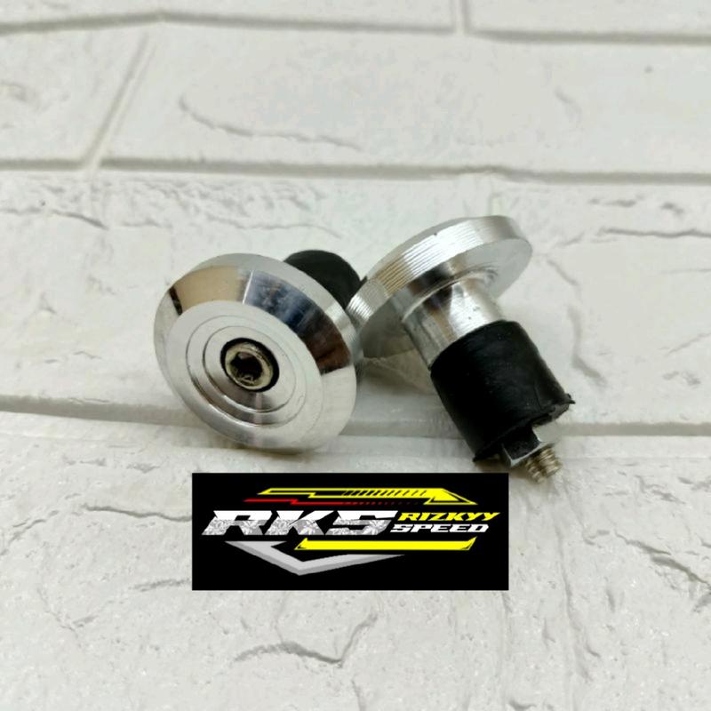 jalu stang bandul stang chrome motif spiral warna lengkap set baut Motorcycle 4