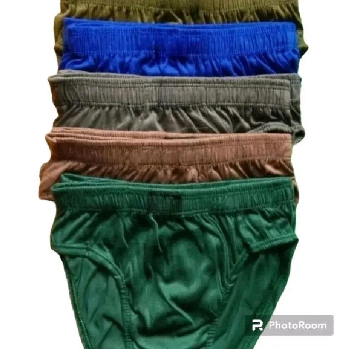 paket hemat 12pcs celana dalam segitiga celana dalam pria dewasa bahan katun lembut nyaman dipakai terlaris Boxer Pendek Nyaman Motif Karet Cowok Merah