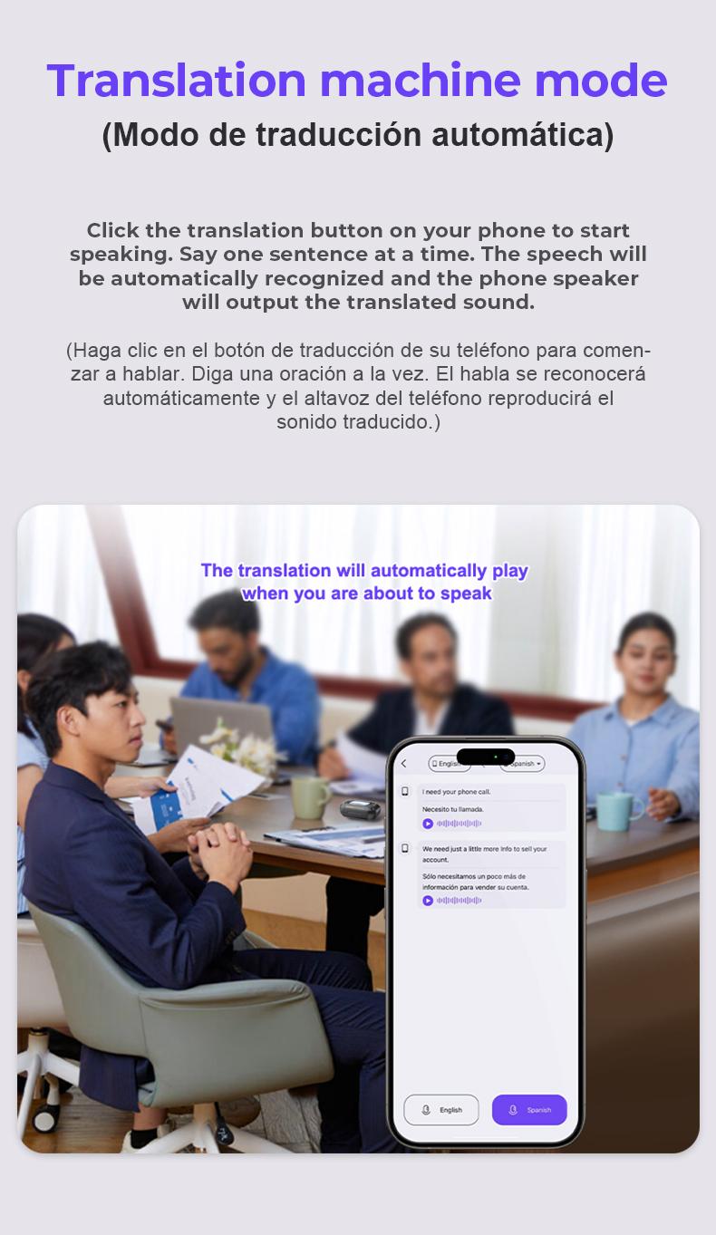 Product Introduction of ERAZER XP6 AI Smart True Wireless Bluetooth Headset V5.4 TWS AI Real-time Translation Conversation Downloadable APP Download LED Touch Screen OWS Headphone Olahraga Gaming 59