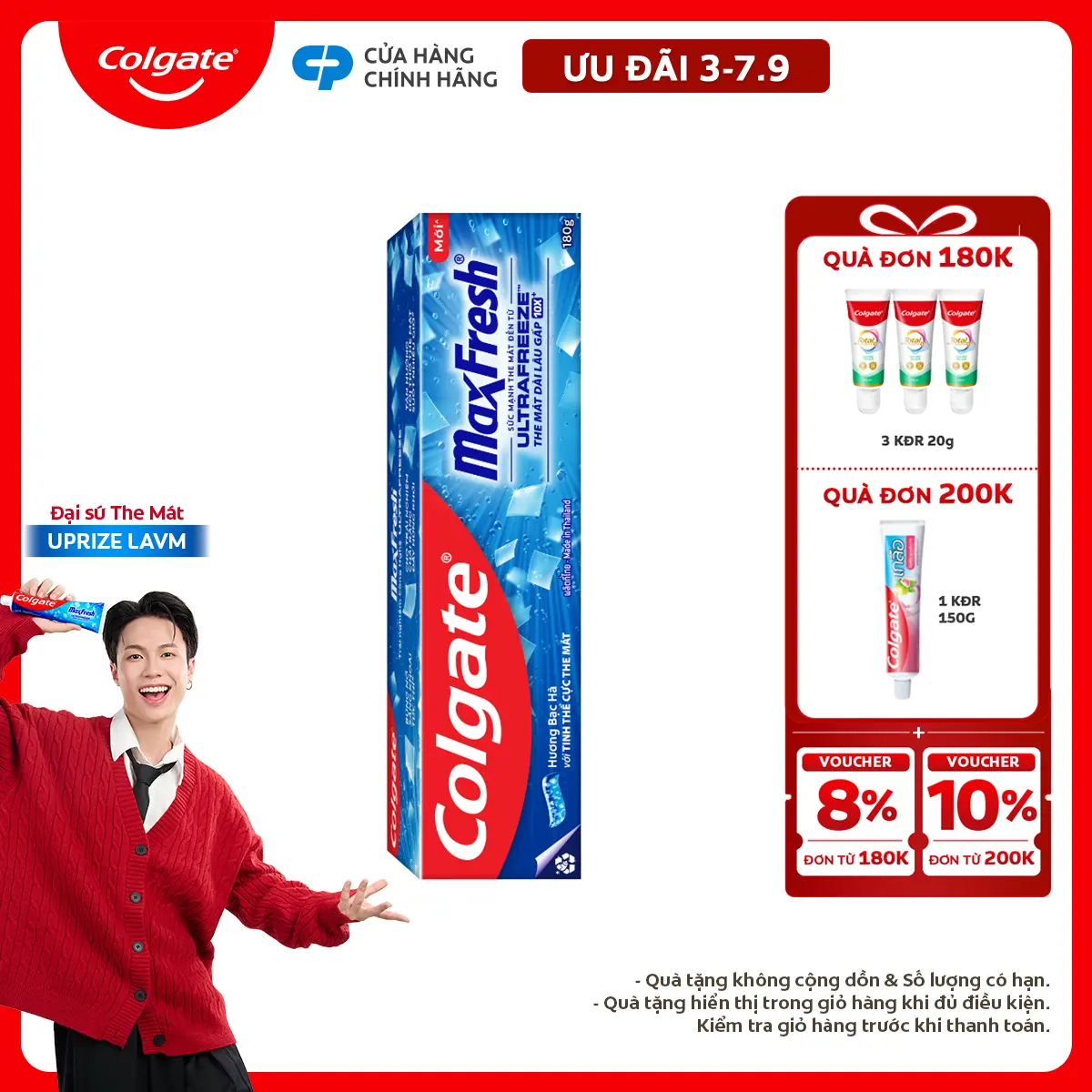 Colgate MaxFresh Mint / Thổi Bùng Sảng Khoái view 6