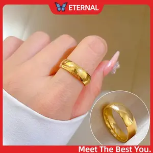 C10 ETERNAL.JEWELRY-Cincin Titanium Wanita