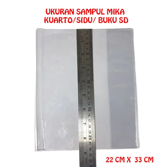 Sampul Buku Mika Kwarto / Boxy Mika Tebal isi 10 lembar Sampul Buku Sidu BENING KUARTO SIAP PAKAI 20 lembar Tebal Sampul Buku Tulis Plastik Mika 60 Lembar 5